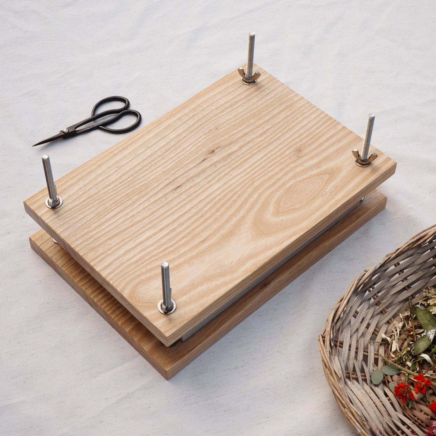 Press No. 10 - Large Heirloom Hardwood Flower Press