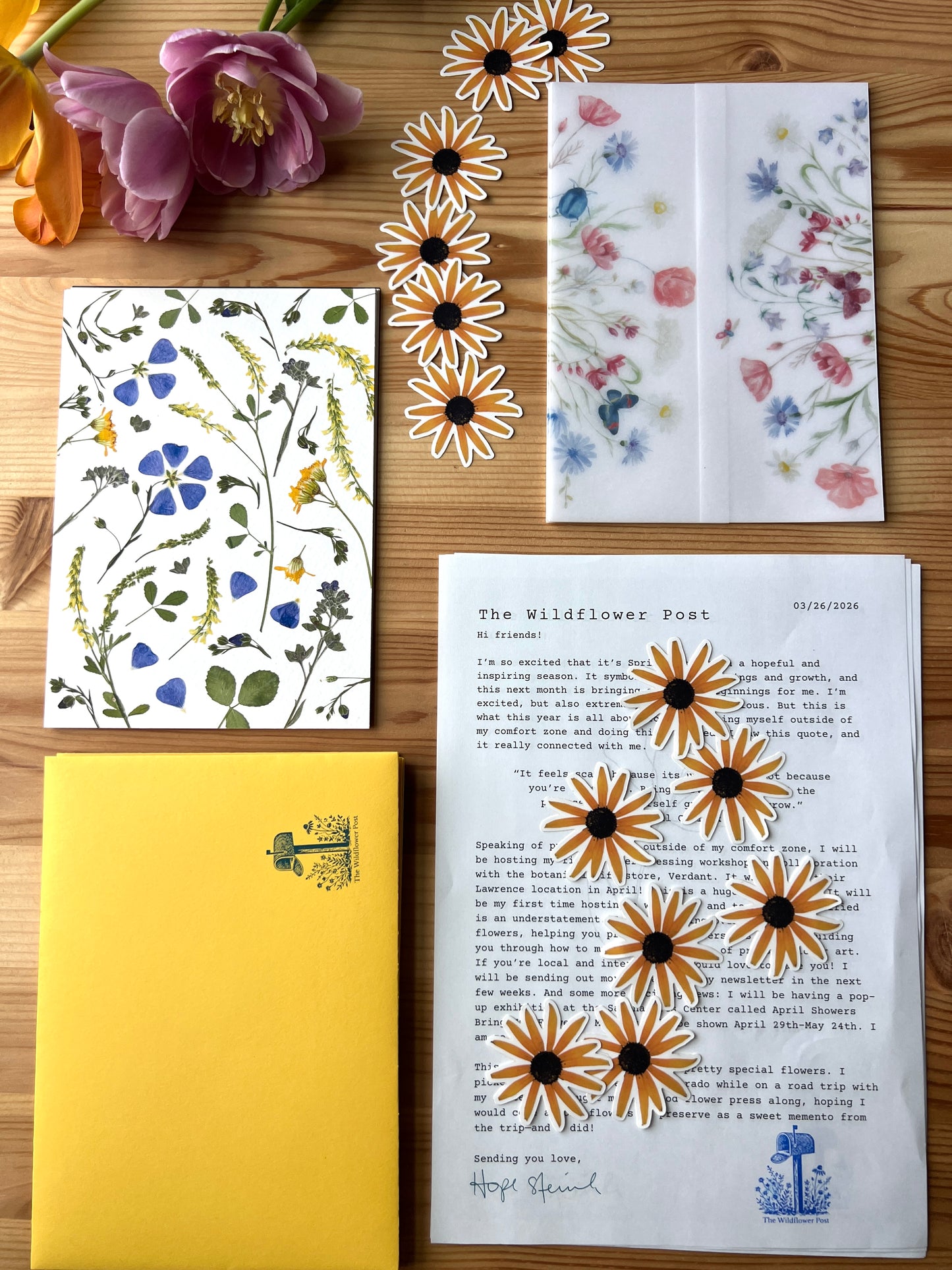 The Wildflower Post Snail Mail Club