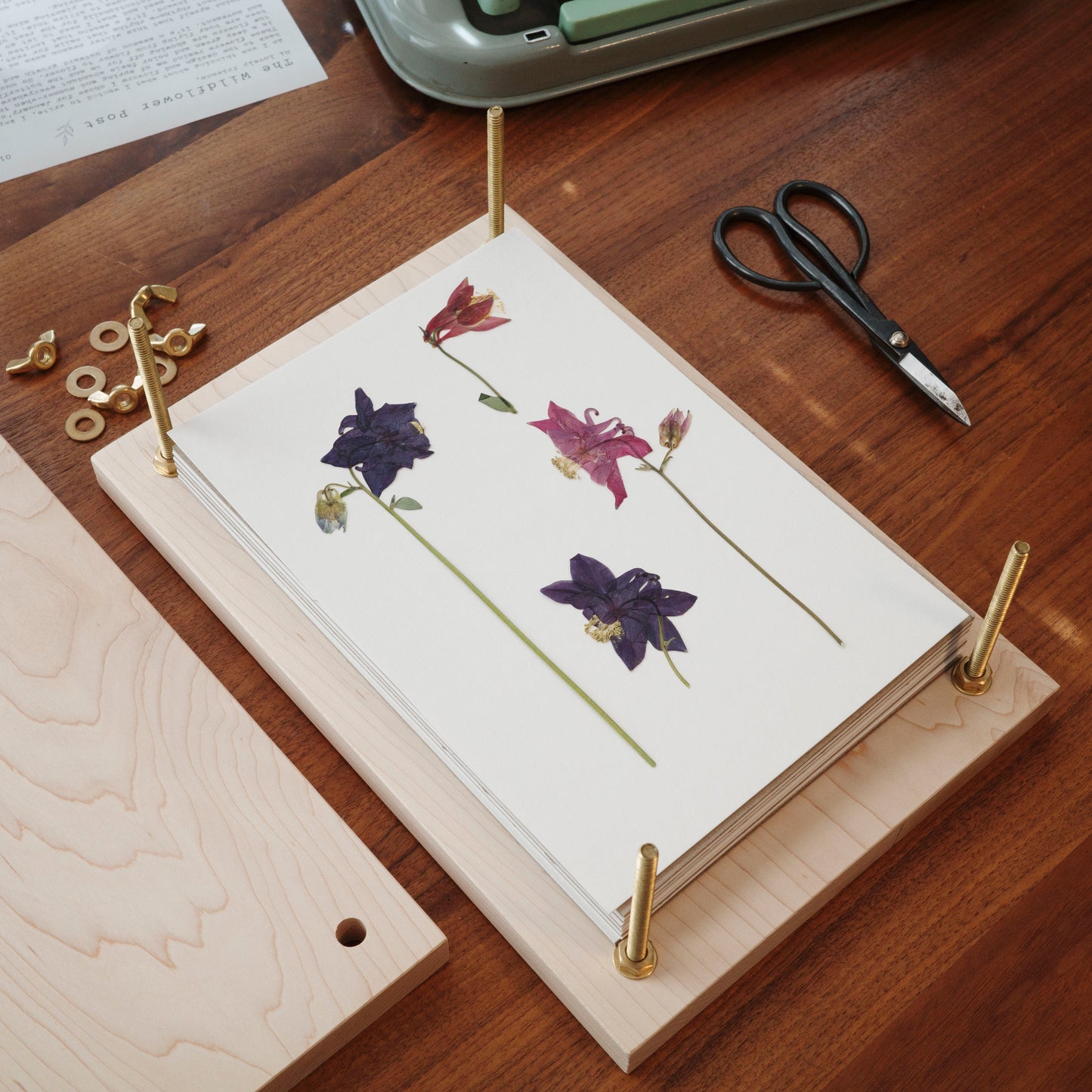 Press No. 8 - Heirloom Hardwood Flower Press