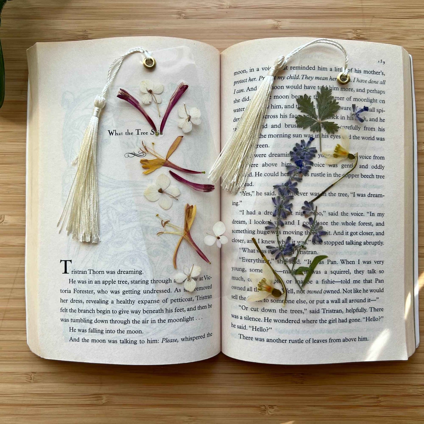 Birth Month Pressed Flower Bookmark