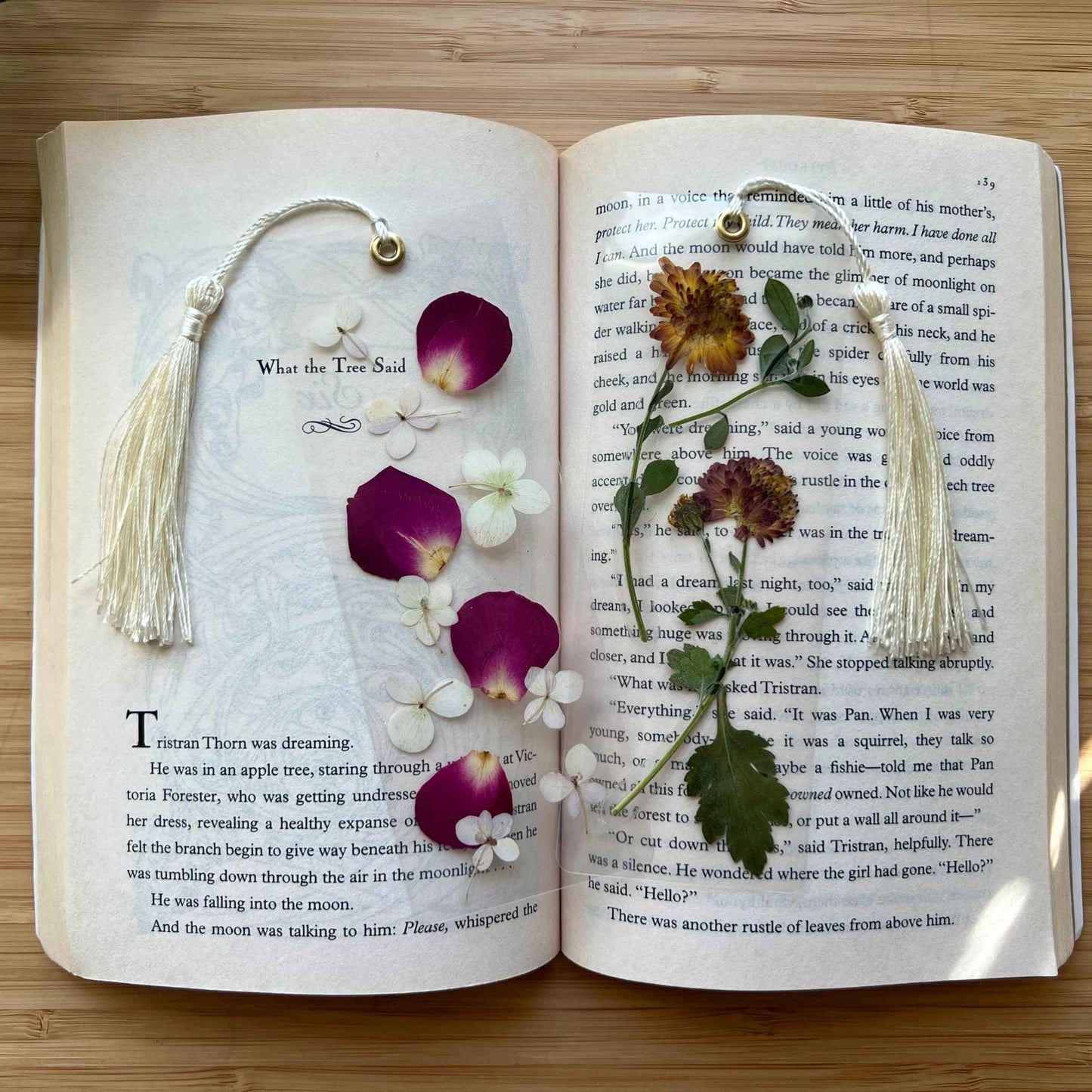 Birth Month Pressed Flower Bookmark