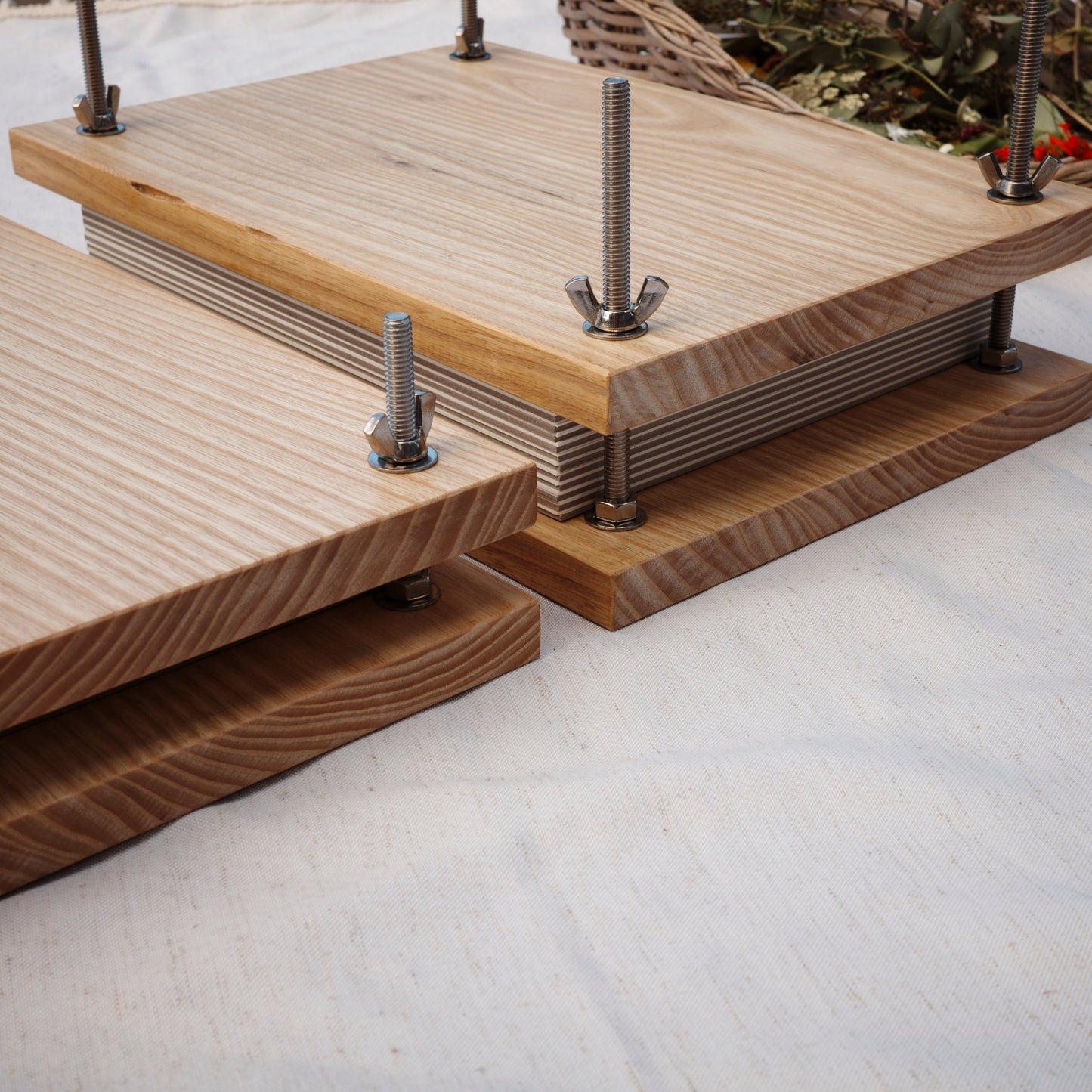 Press No. 10 - Large Heirloom Hardwood Flower Press