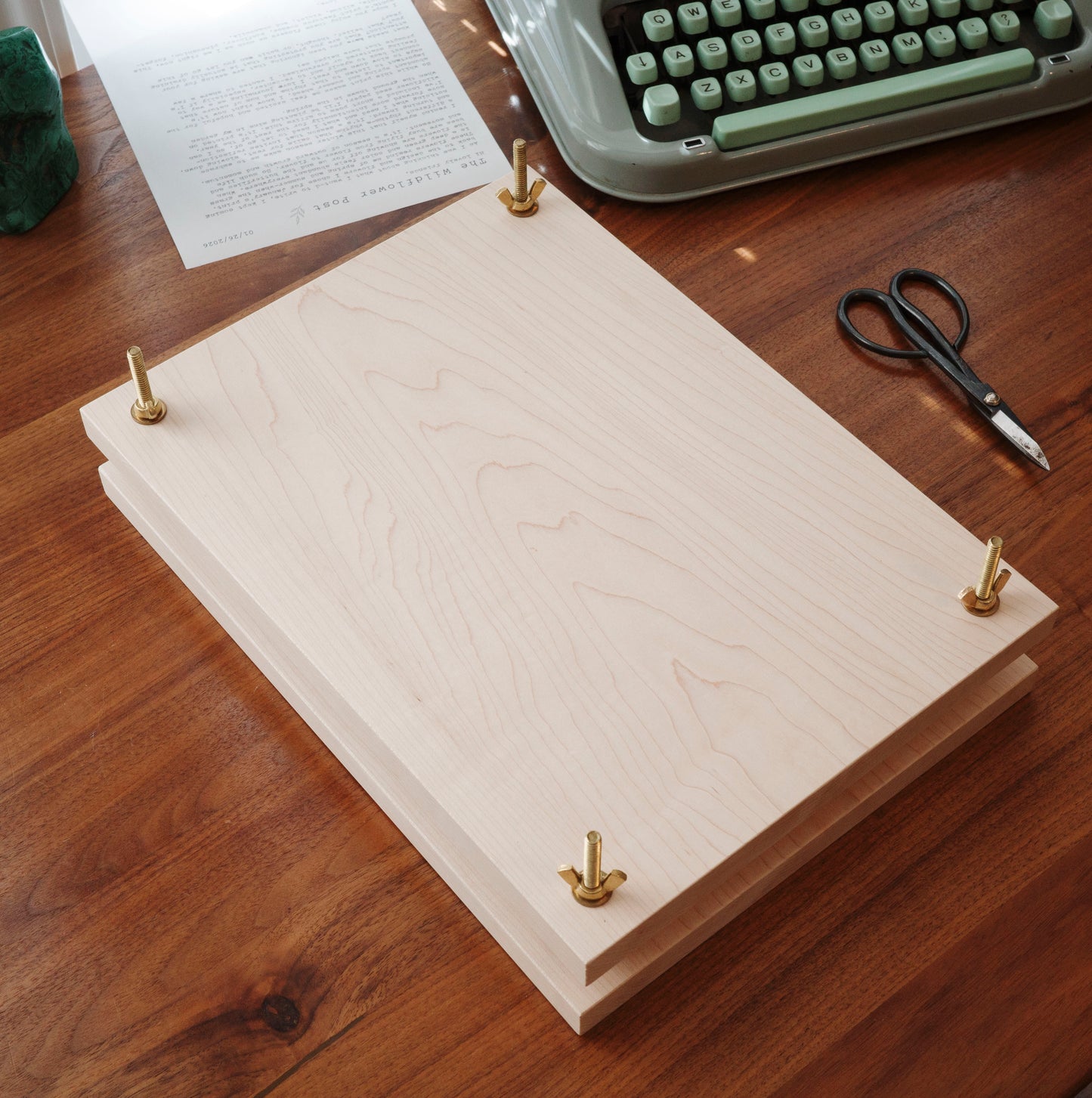 Press No. 10 - Large Heirloom Hardwood Flower Press