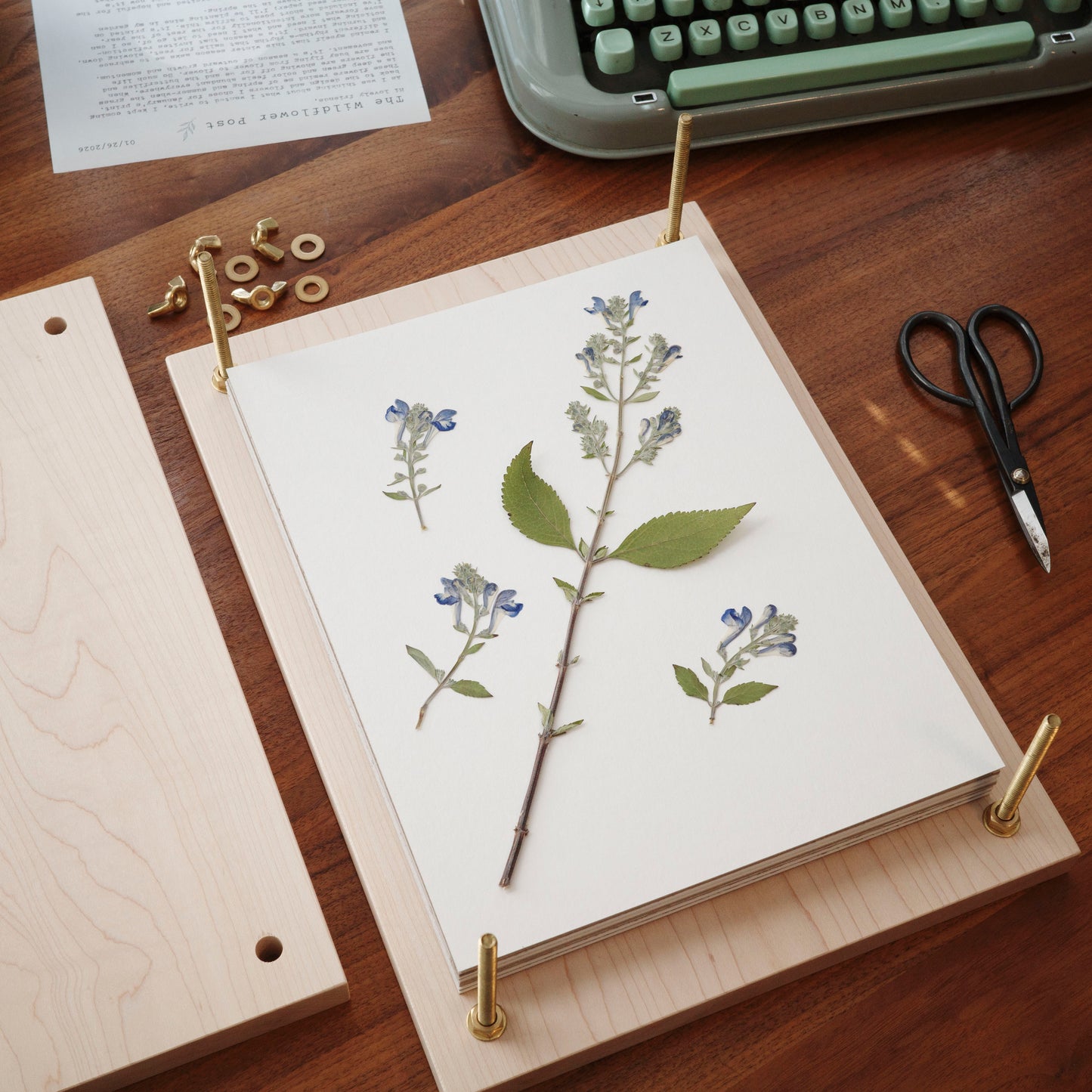 Press No. 10 - Large Heirloom Hardwood Flower Press