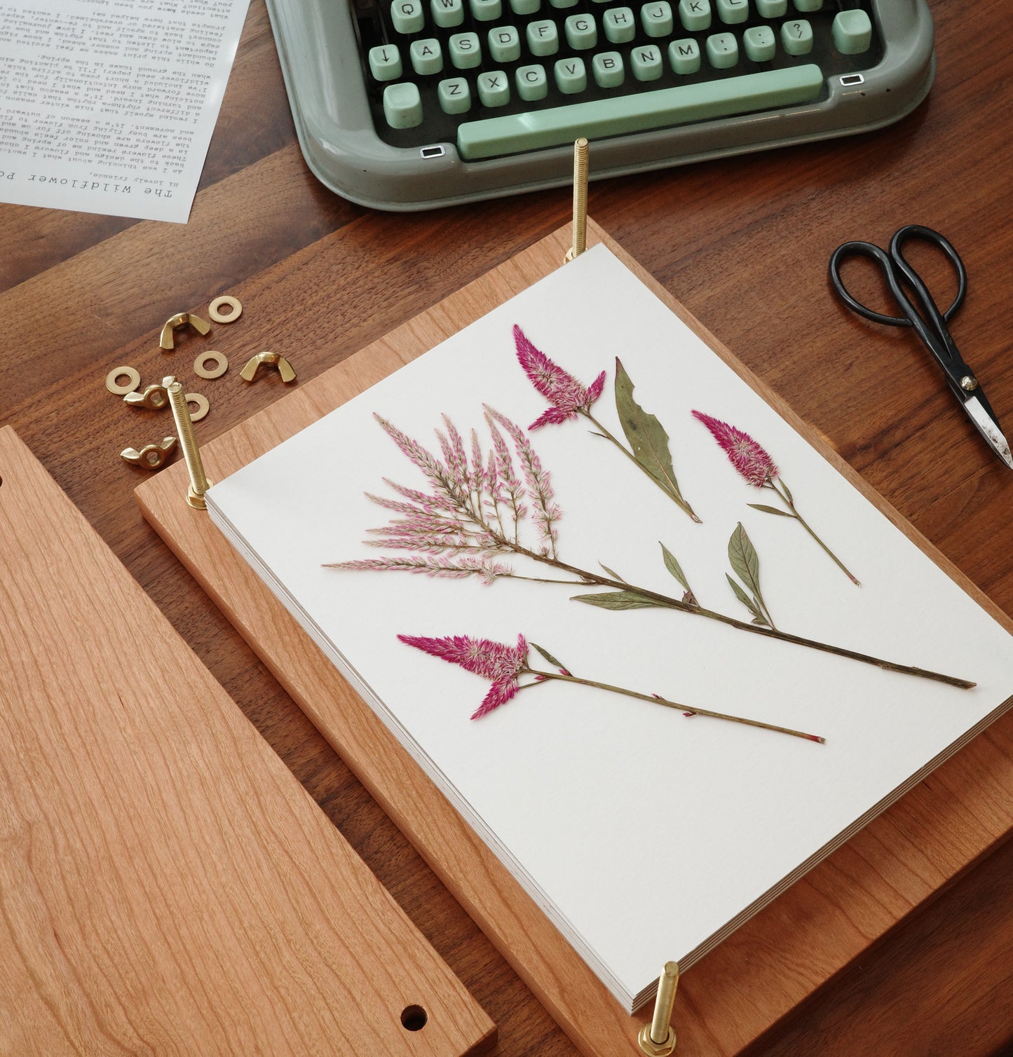 Press No. 10 - Large Heirloom Hardwood Flower Press